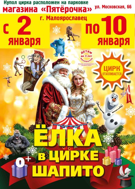 Ёлка в цирке, Малоярославец